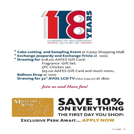 AAFES Anniversary | PDF