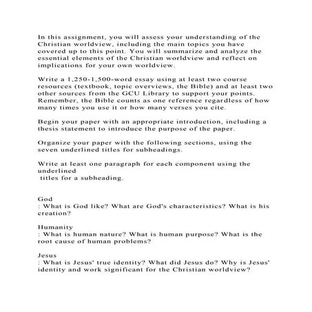 Bible Essay pdf