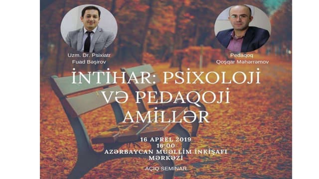 Intihar, psixoloji və pedaqoji amillər