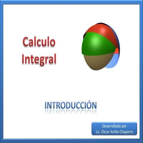 Introduccion al calculo integral