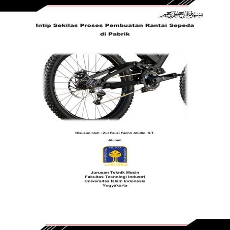 Intip sekilas proses pembuatan rantai sepeda di pabrik