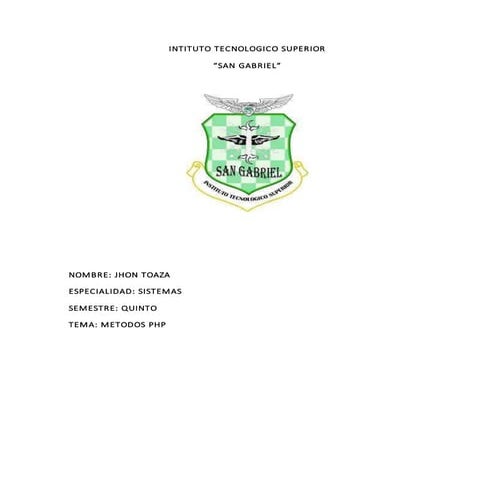 Intituto tecnologico superior