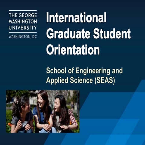  International Graduate Student Orientation 2015-2016