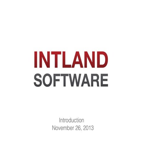 Intland Software Techday 2013