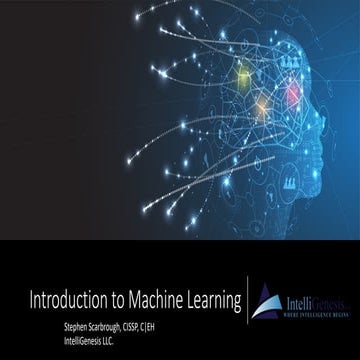 Introduction to Machine Learning | PPT