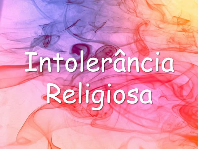 Intolerãncia religiosa