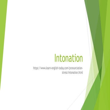 intonation topic in genetics course of1st year pptx