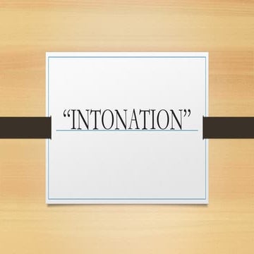 INTONATION Basic Information PPT KO.pptx