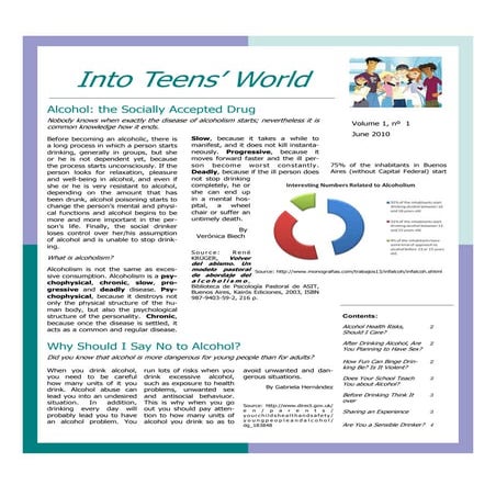 Into teens' world   newsletter