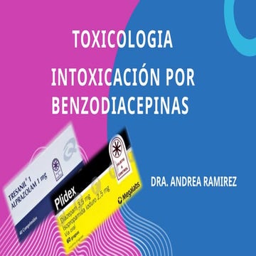 Intoxicación POR BENZODIACEPINAS 2023 2DA PARCIAMNVBVNBV