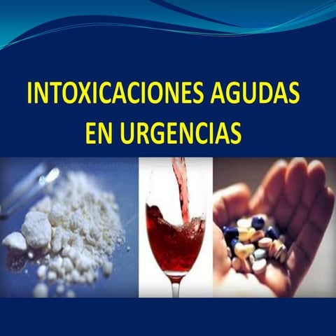Intoxiciones agudas por fármacos