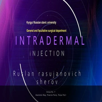 INTRADERMAL Injection By Akanksha^JPrearna^.pptx
