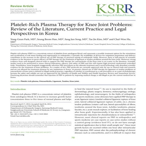 Intrajoint prp not validated PDF Death Injury or Military