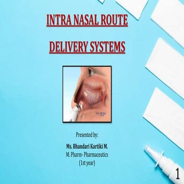 INTRANASAL ROUTE DELIVERY SYSTEM