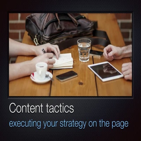 Intranet content tactics