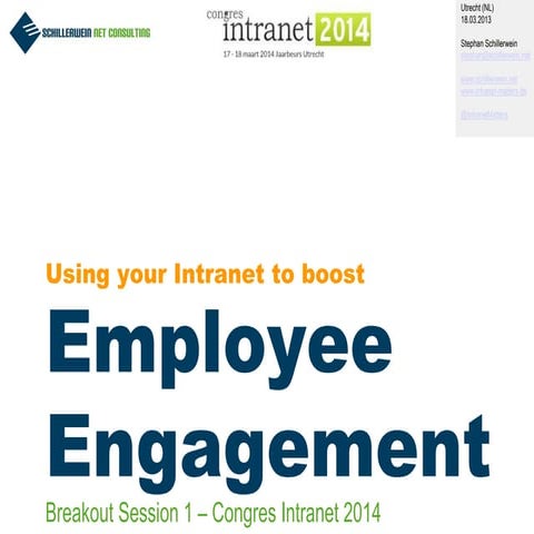 Using your Intranet to boost Employee Engagement