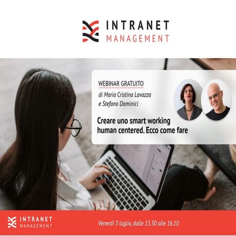 Intranet management  - creare uno smart working human centered