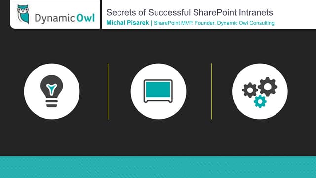 Secrets of successful SharePoint Intranets