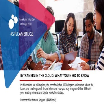 Intranets in the Cloud #spscambridge