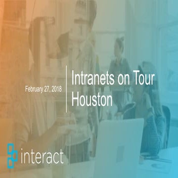 Intranets on Tour - Houston Seminar