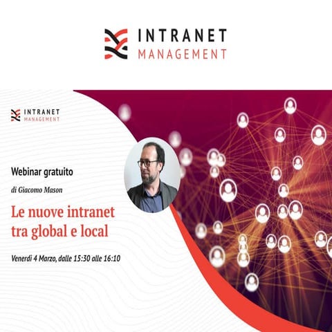 Intranet tra globale e locale  -  webinar - [intranet management]