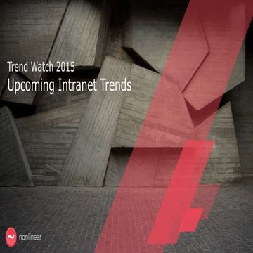 Intranet trends to watch