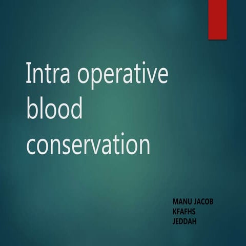 Intra operative blood_conservation