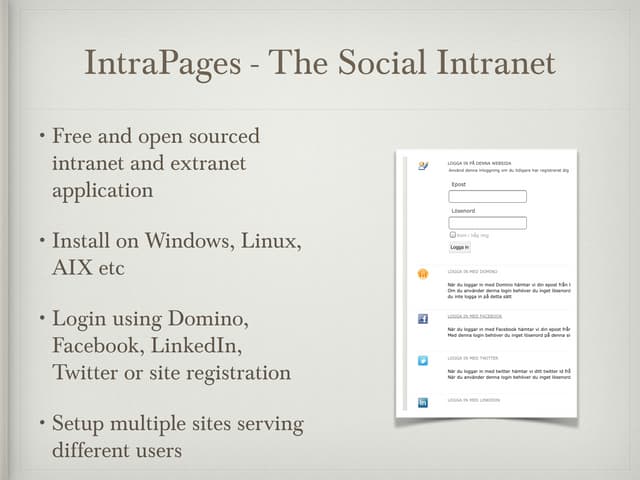 Intrapages - The Social Intranet