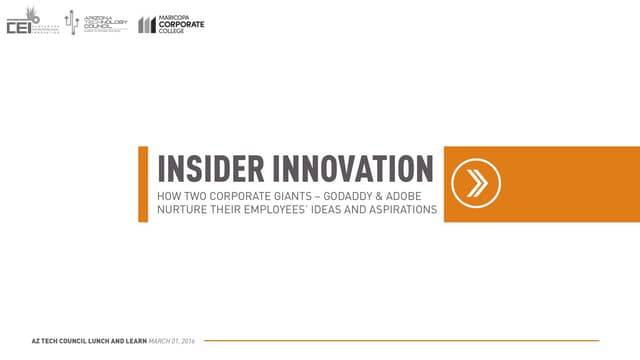 Intrapreneurship: How GoDaddy & Adobe Nurture Their Employees' Innovation