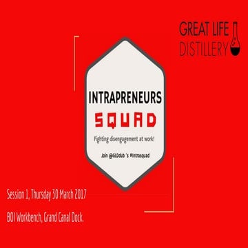 Intrapreneur squad session 1 - Defining Individual Purpose 