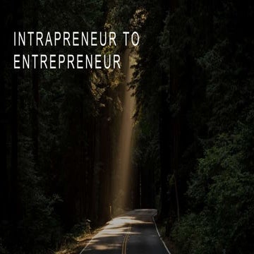 Intrapreneur to Entrepreneur
