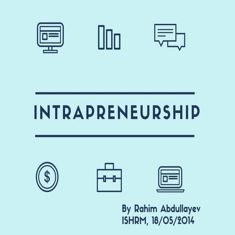 Intrapreneurship 