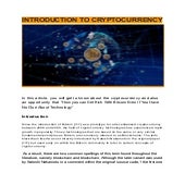 Intrduction to crypto and opportunity to learn and earn