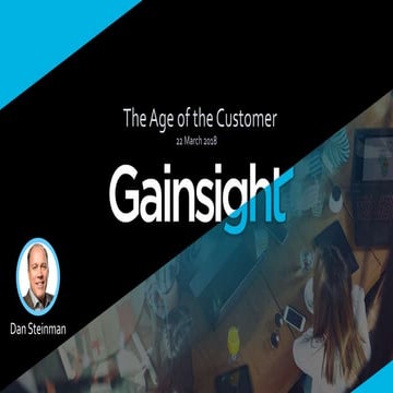 The Age of the Customer, 2018