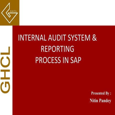 QMS Audit Reporting System In SAP