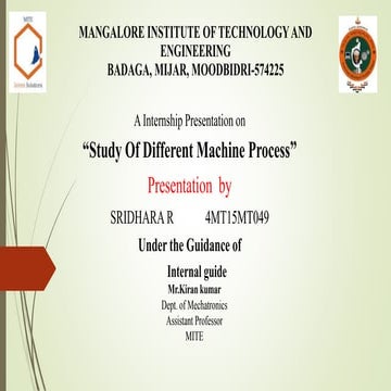 Machining Operations