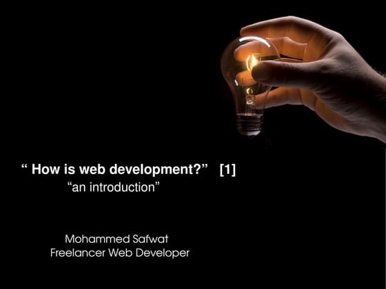 Introduction to Web Development | PPT