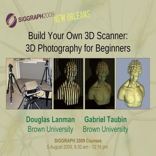 Build Your Own 3D Scanner: Introduc...