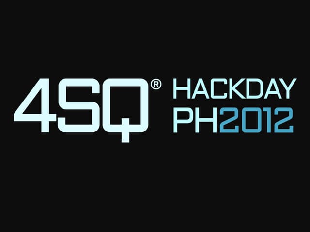 Intro at #4SQHACKPH