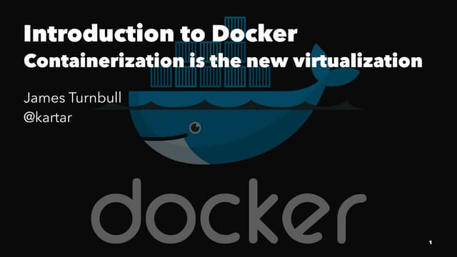 Introduction to Docker