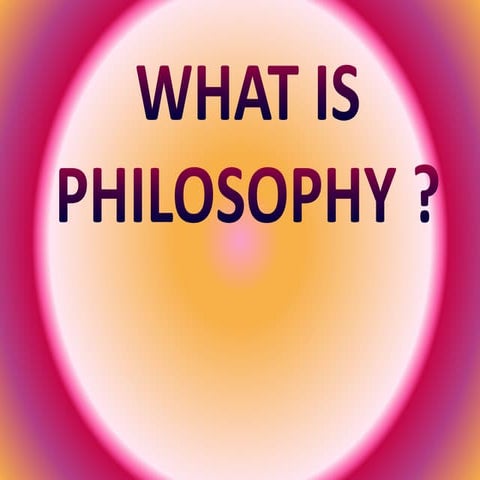 Introduction to philosophy 