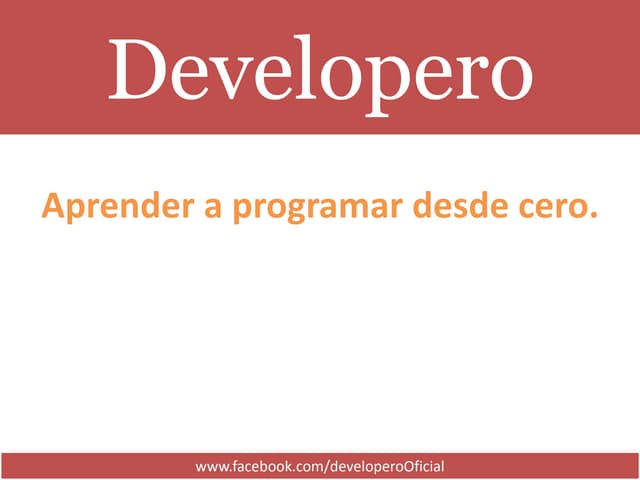 Cómo aprender a programar desde cero