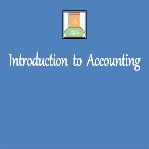 Intro. to accounting