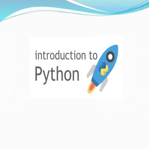 Introduction to python for Beginners | PPT