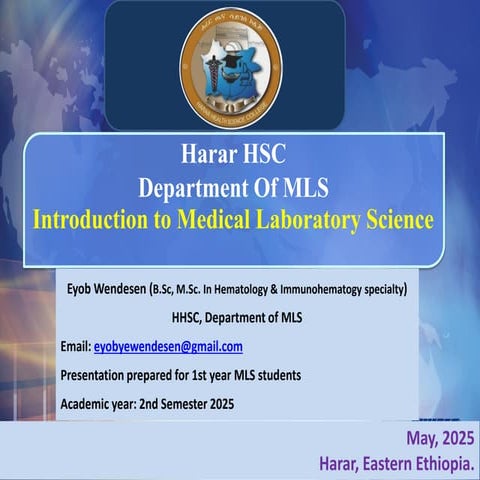 Basic History & structure of Medical Lab