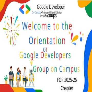 Google Developer Group on Campus Orientation