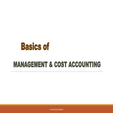 Chap002 Basic Cost Management Concept and accounting | PPT