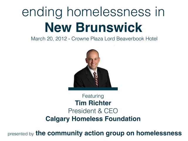 Ending Homelessness in NB - Within ...