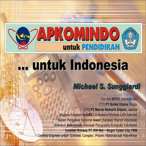 APKOMINDO untuk PENDIDIKAN (berbasis konsep Ekosistem e-DU.KU)