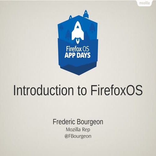 Introduction to FirefoxOS